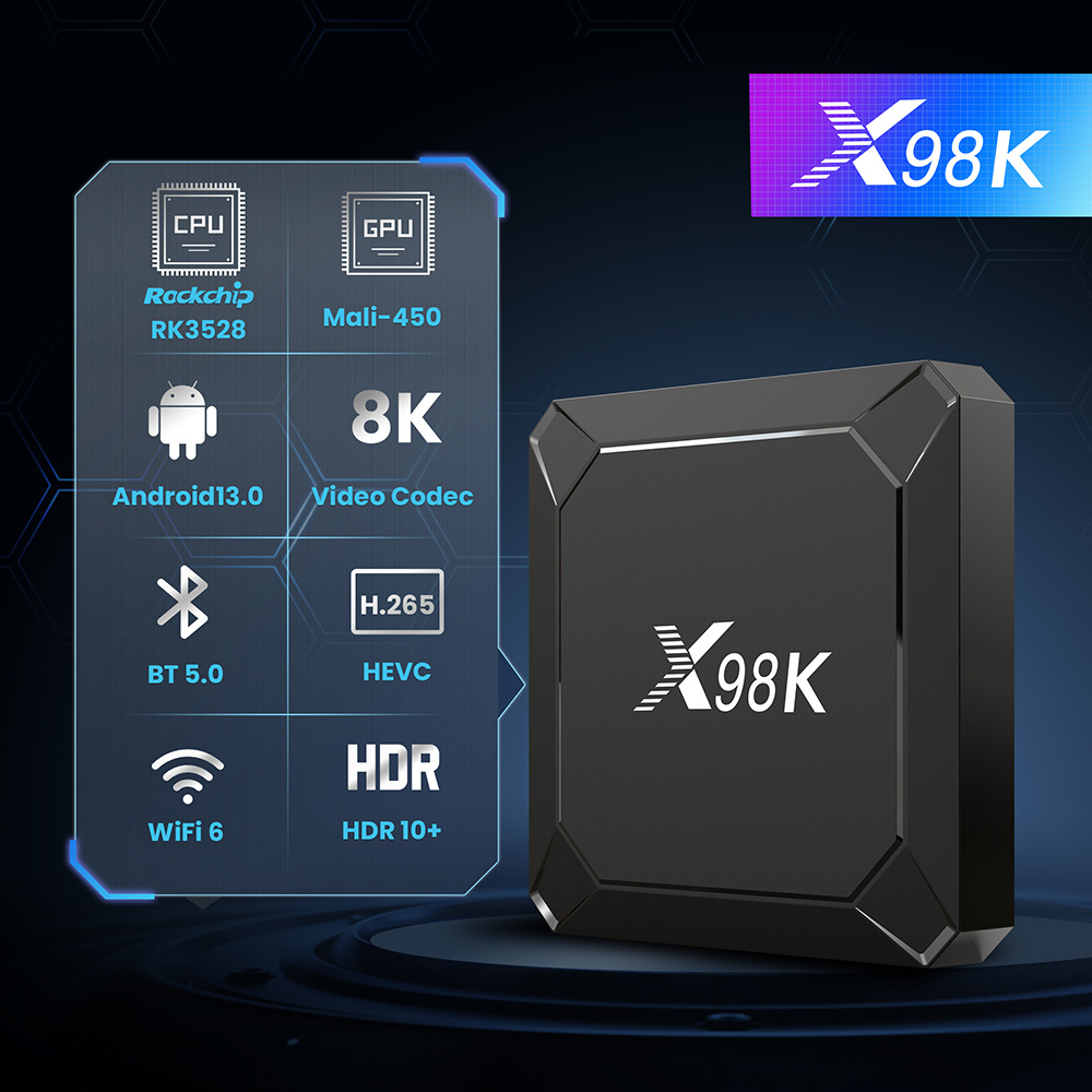 Radxa Rock 5B 16Gb - Neue X98K Android 13 TV Box
