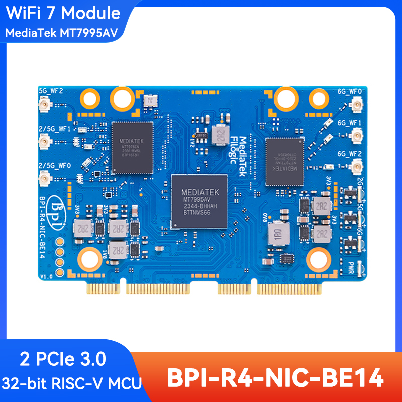 Bananapi Bpi R4 Wifi 7 - Banana Pi BPI-R4-NIC-BE14 WiFi 7 Modul