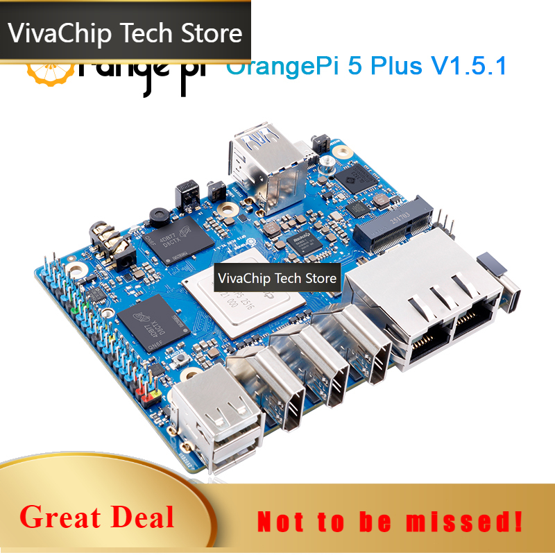 Rk3588 Mini Pc Board - VivaCT Orange Pi5 Plus 16GB Einplatinen-Computer