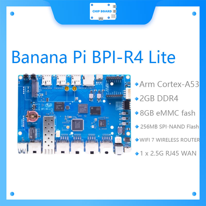 Bananapi Bpi R4 Wifi 7 - Der Banana Pi BPI-R4 Lite verfügt
