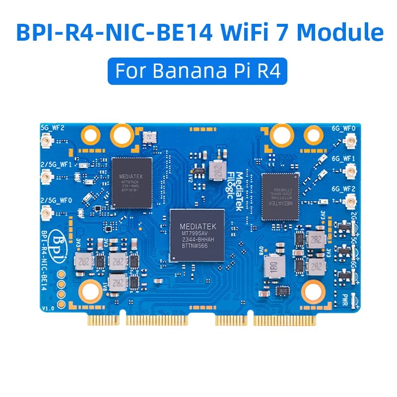 BPI-R4 BPI-R4-NIC-BE14 WiFi 7- – Bananapi Bpi R4 Wifi 7 Bewertung und Preis